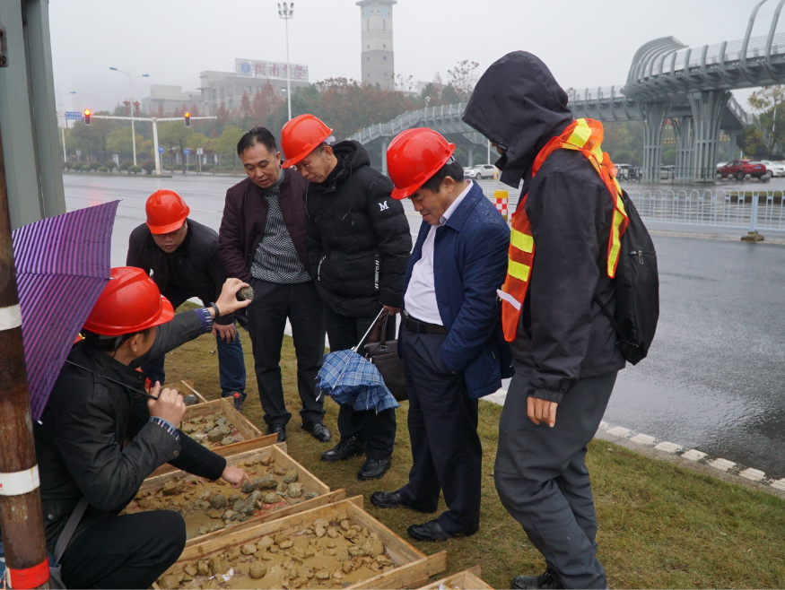 院领导赴长沙市轨道交通1号线北延一期详勘项目检查指导工作